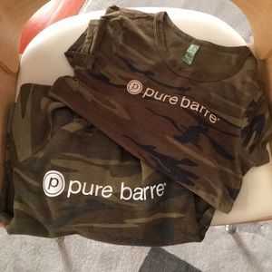 Pure Barre Camo Shirt and Sweatshirt for @amm9812